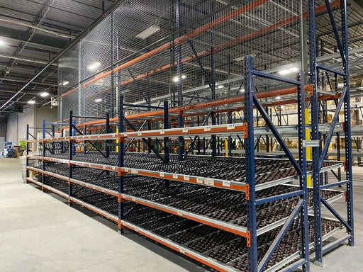 Used Keneco Carton Flow Pallet Racking - 12.5" X 90"