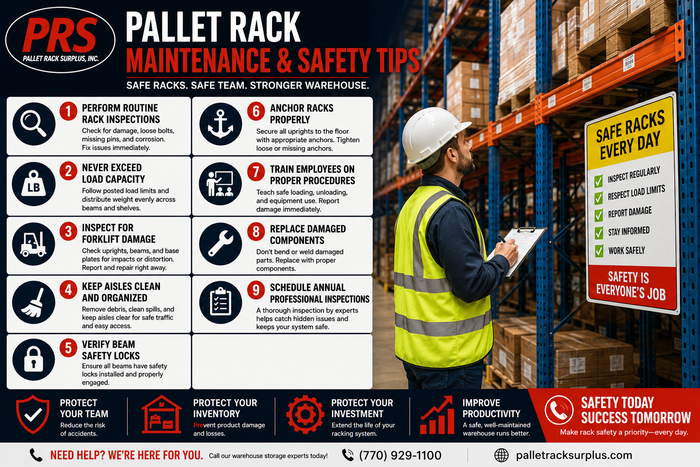 Pallet Rack Maintenance & Safety Tips