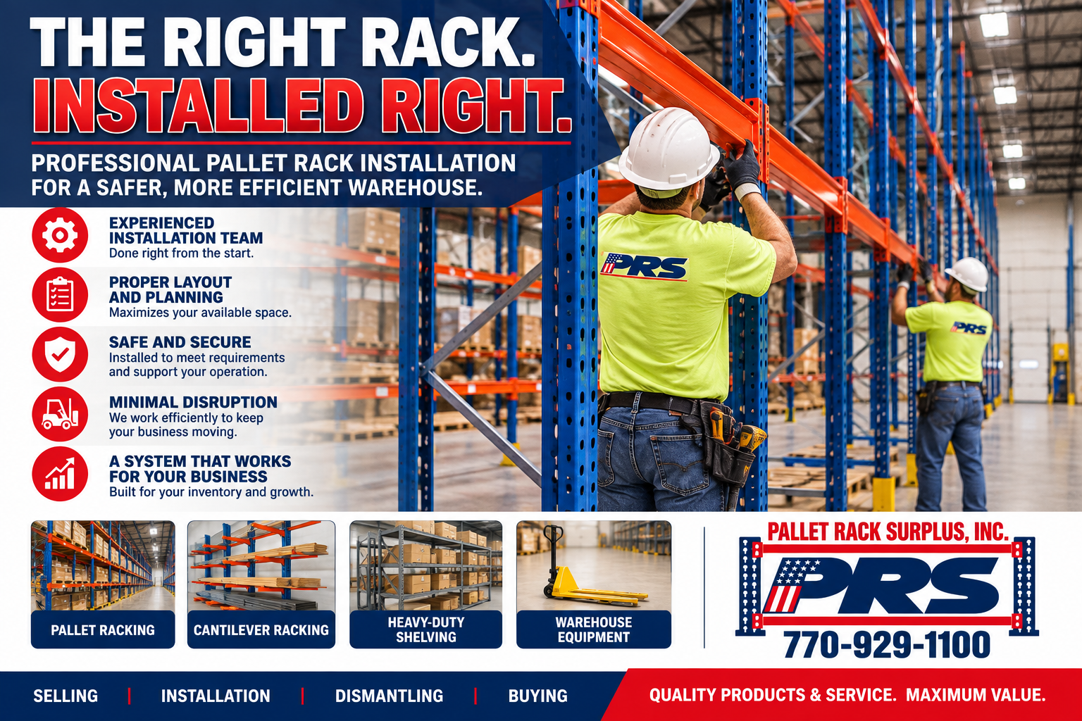 Pallet Rack Installation: Why Professional Installation Matters