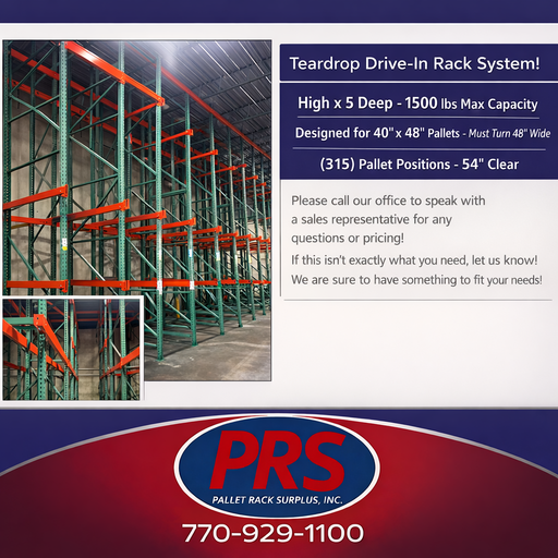 Deal Rack Package Deals & Liquidation Pallet Rack Inventory — Pallet Rack Surplus