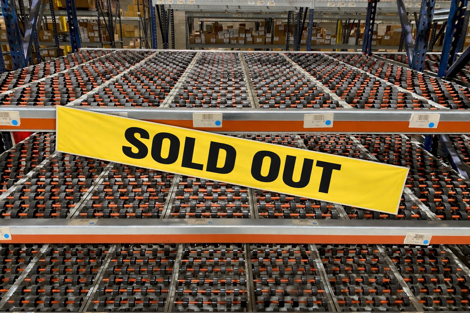 Used Keneco Carton Flow Pallet Racking - 12.5" X 90"