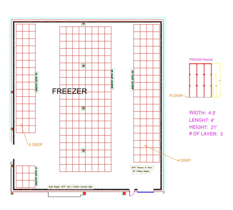 Structural Galvanized Drive-In  3H X 4D