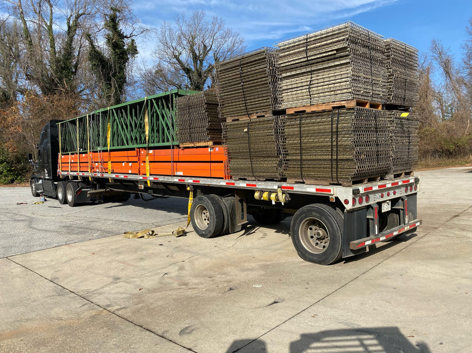 60" x 16' Teardrop Upright / Beams / Wire Green/Orange Package