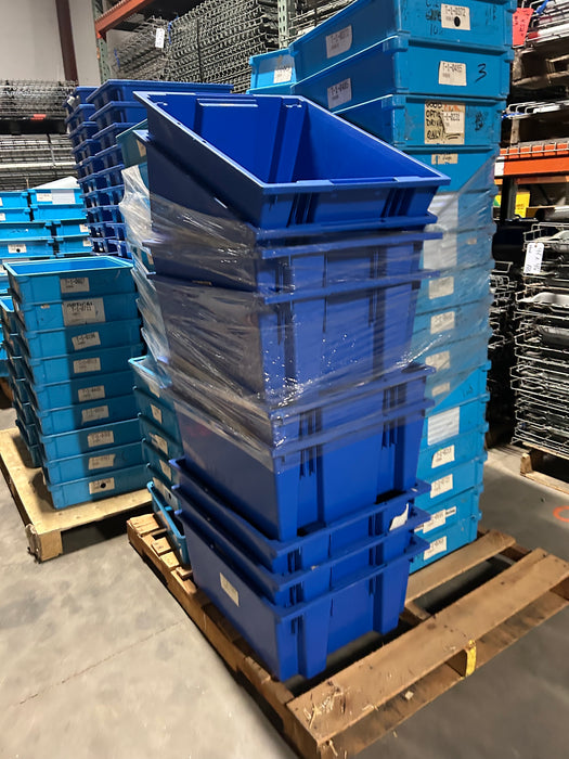 Plastic Storage Bins - Pallet Rack Surplus