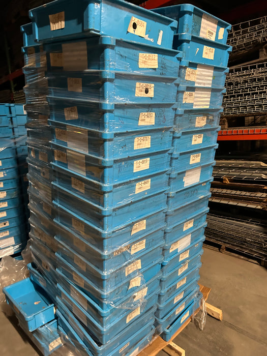 Pallet Rack Sorting Bins Plastic Storage Bins — Pallet Rack Surplus