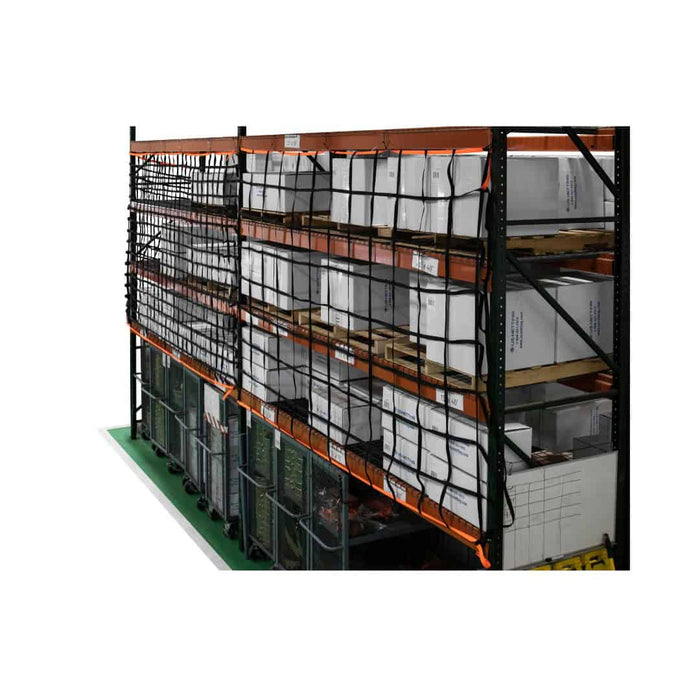 Black Mesh Safety Netting — Pallet Rack Surplus