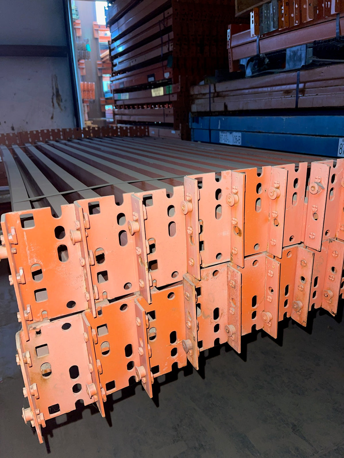 14' Teardrop Beams — Pallet Rack Surplus